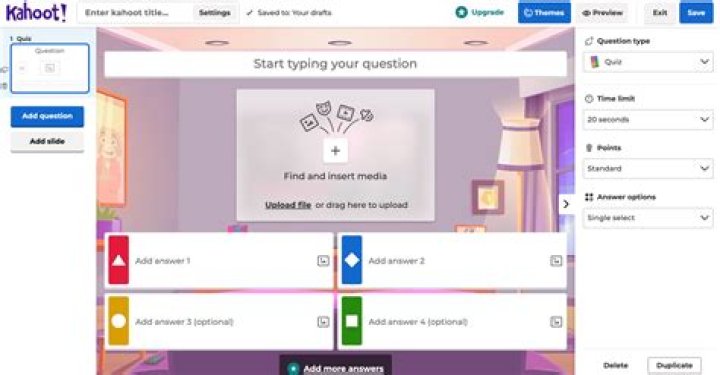 add all necessary answer options for your poll