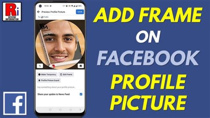 add frame to facebook profile picture
