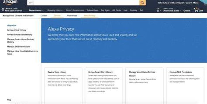 Amazon Website - Alexa Privacy Amazon Website - Alexa Privacy