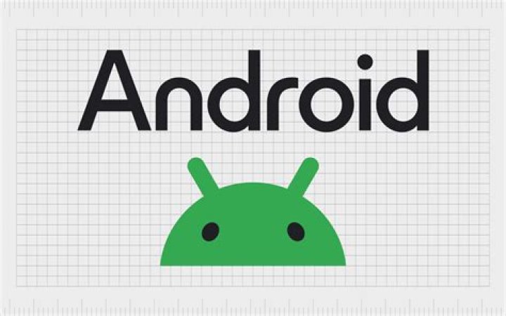 Android 11 logo stock image 9