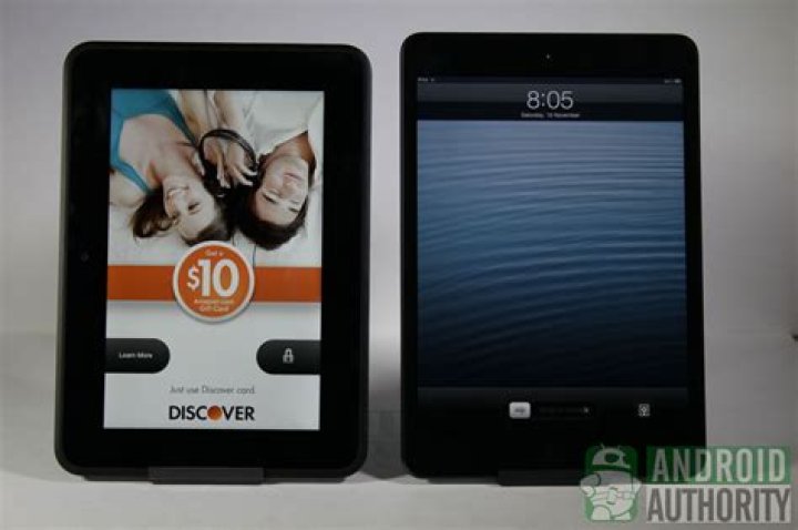 Apple iPad mini vs Amazon Kindle Fire HD