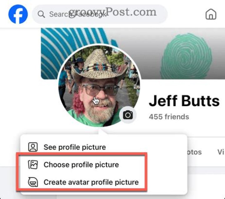 click your profile picture click your profile picture