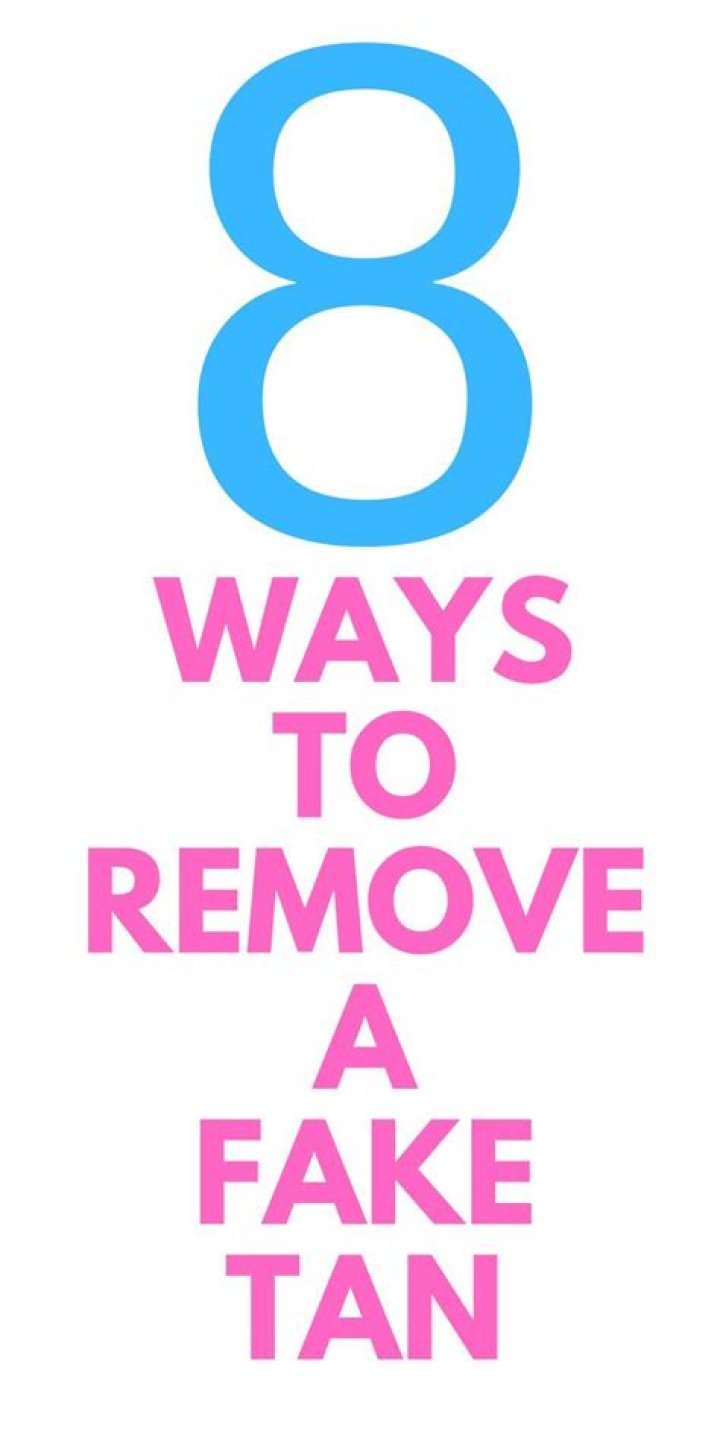 DIY Ways to Remove Self Tanner