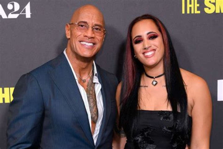 Dwayne Johnson and daughter Simone