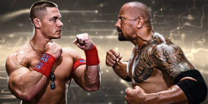 Dwayne Johnson and John Cena