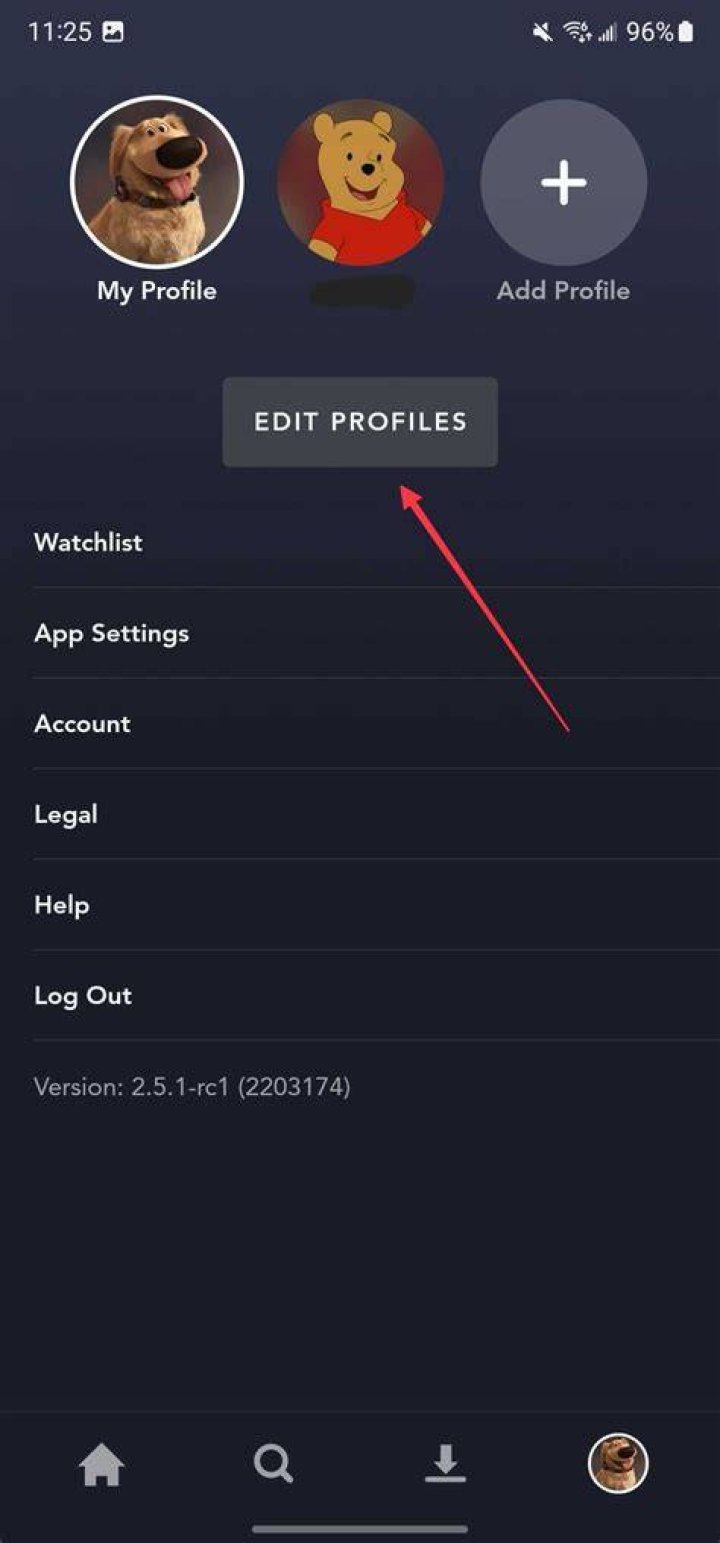 Edit profiles Edit profiles