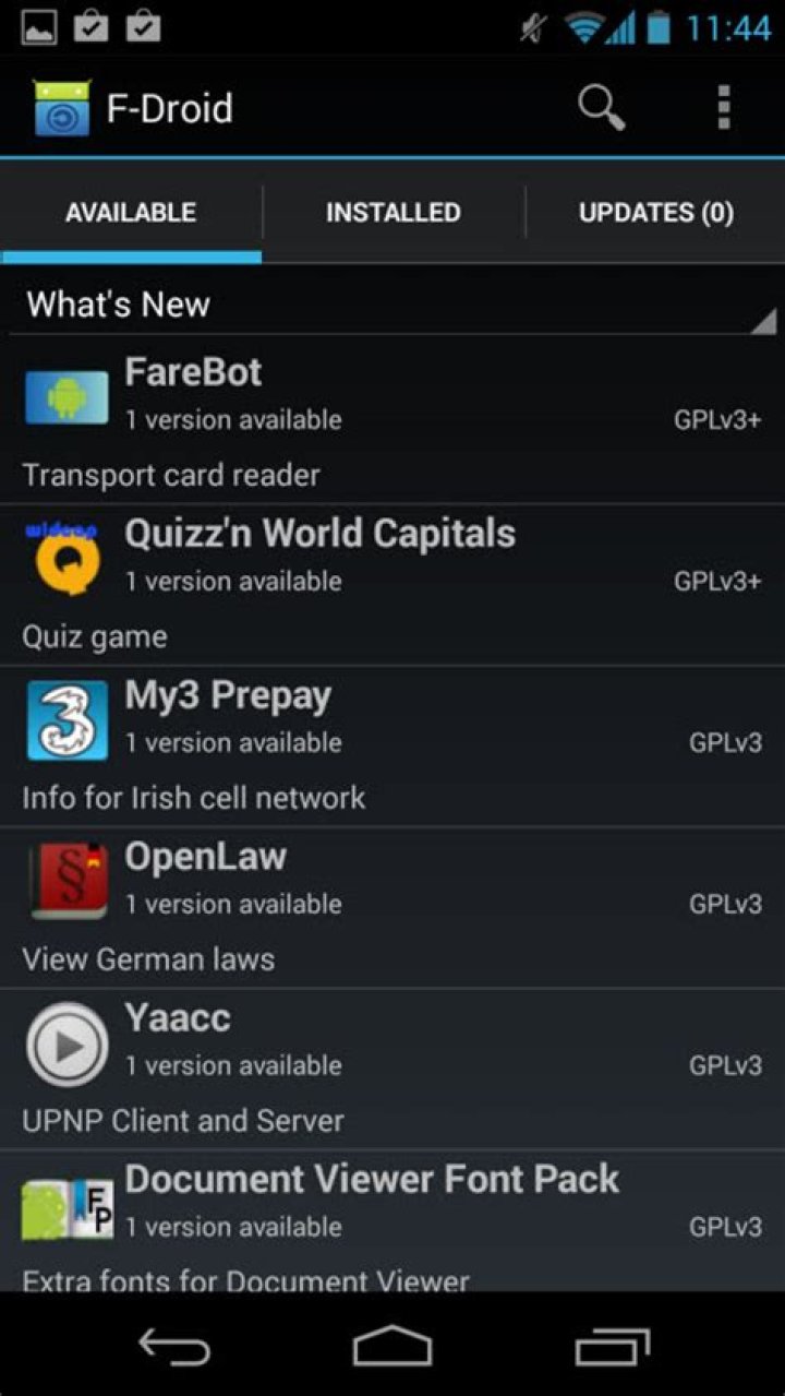 F-Droid - best app stores for android phones