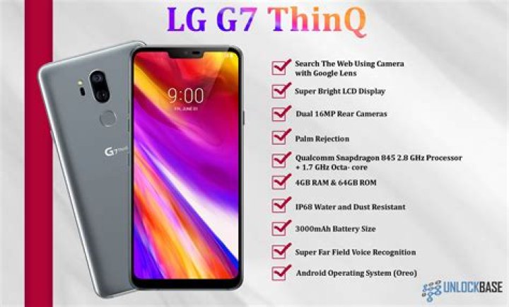 G7 ThinQ high audio quality