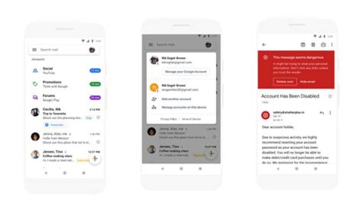 Gmail app redesign is mostly white space (Update: Rolling out now)
