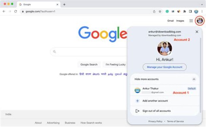 google accounts