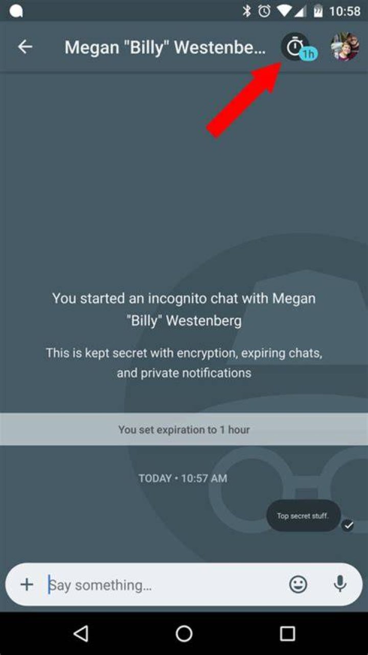 Google Allo incognito chat AA