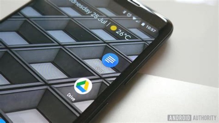 google-docs-drive-app-icon-2 google docs drive android app icons on a Google Pixel 2 XL