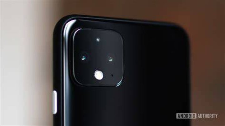 Google Pixel 4 camera closeup
