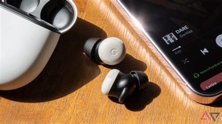 Google Pixel Buds A Clearly White Dark Olive Google Pixel Buds A Clearly White Dark Olive