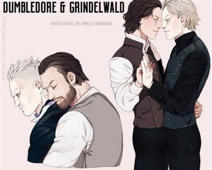 Grindelwald &amp; Dumbledore - Fan Art - Harry Potter 