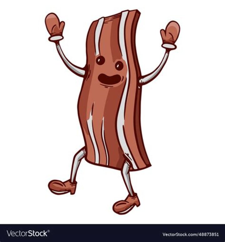 Hand Drawn Friendly Face Bacon PNG & SVG Design For TShirts