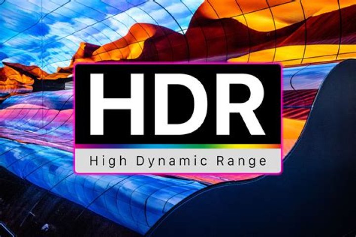 HDR video playing on a smartphone display