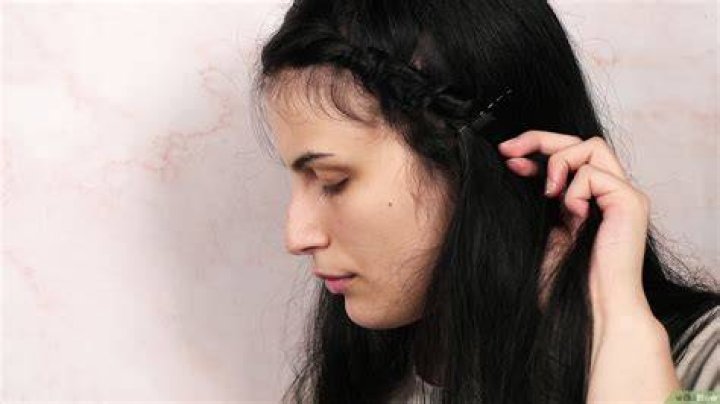 how to braid your bangs