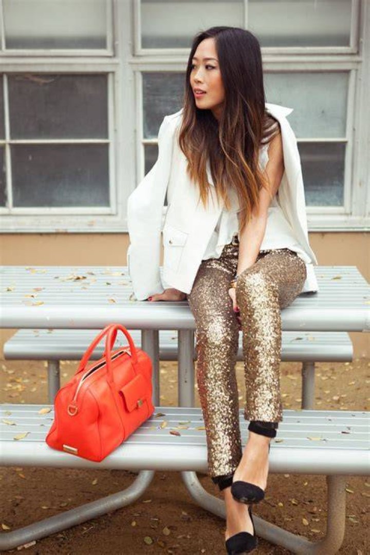 How to Make Sequin Pants Look Cool