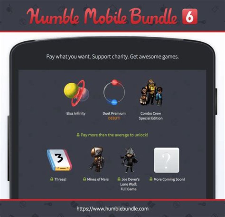 Humble Mobile Bundle screenshot 2021