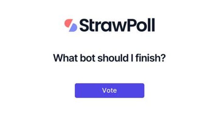 invite bot button on strawpoll