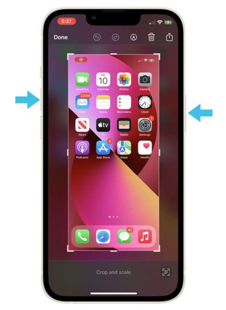 iphone 13 capture full screenshot