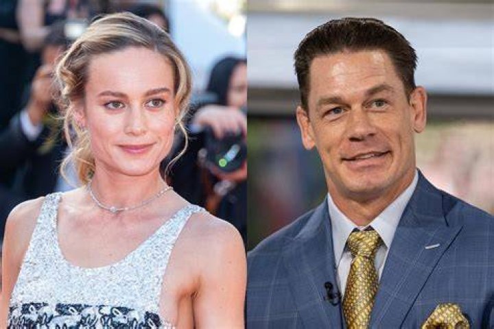 John Cena and Brie Larson