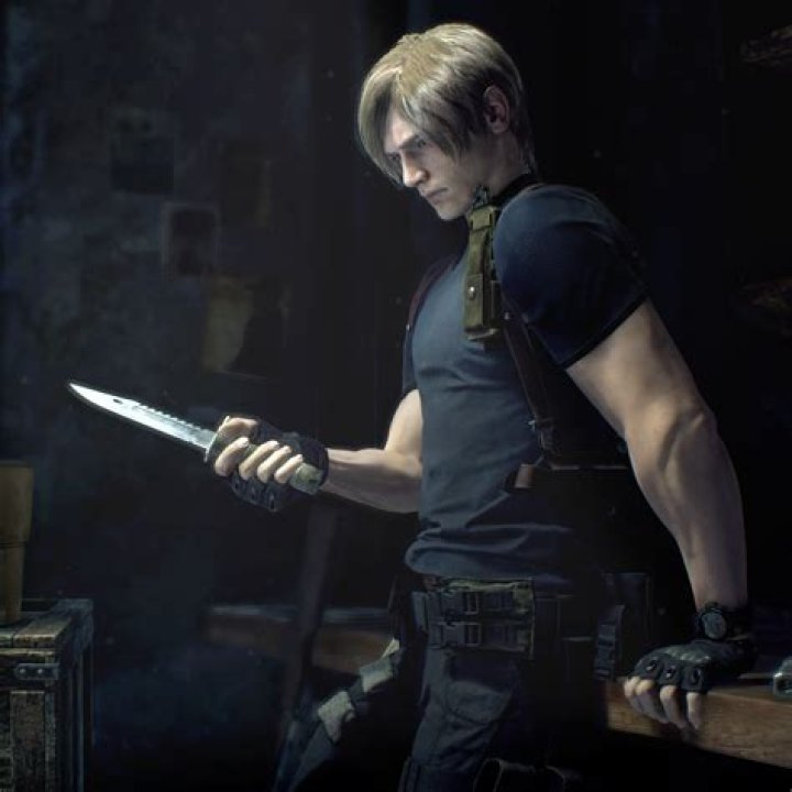 Leon from Resident Evil 4, which is playable on the Dolphin Android emulator.