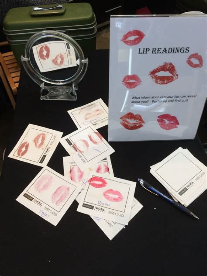 lip print reading