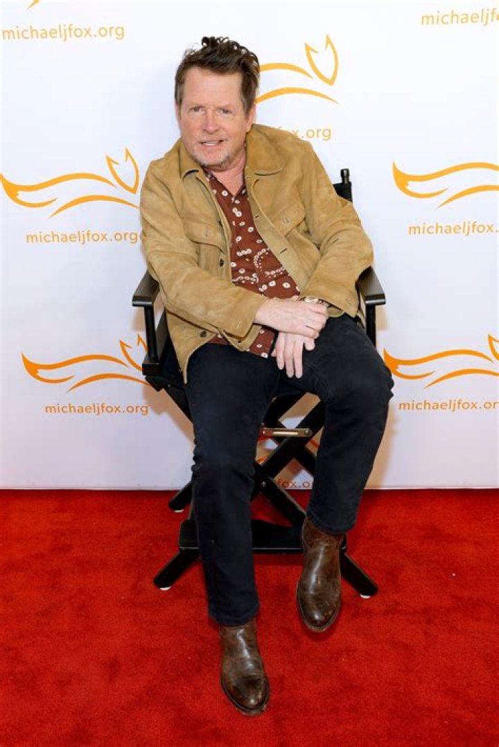 Michael J. Fox at a speech