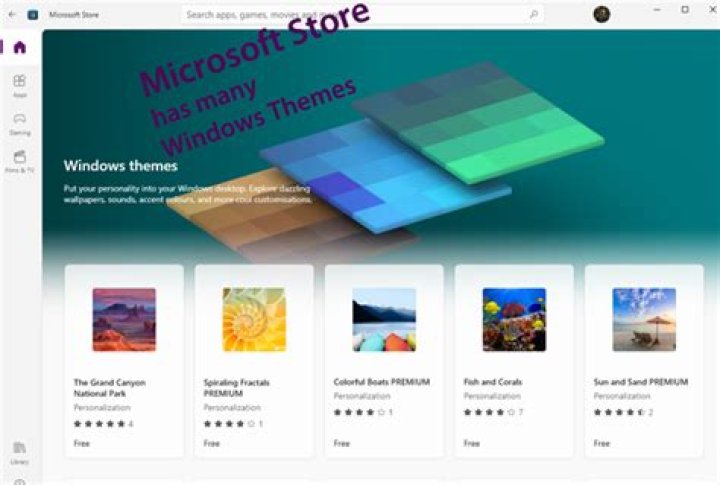 Microsoft Store Windows Themes