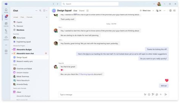 microsoft teams chat screen share icon