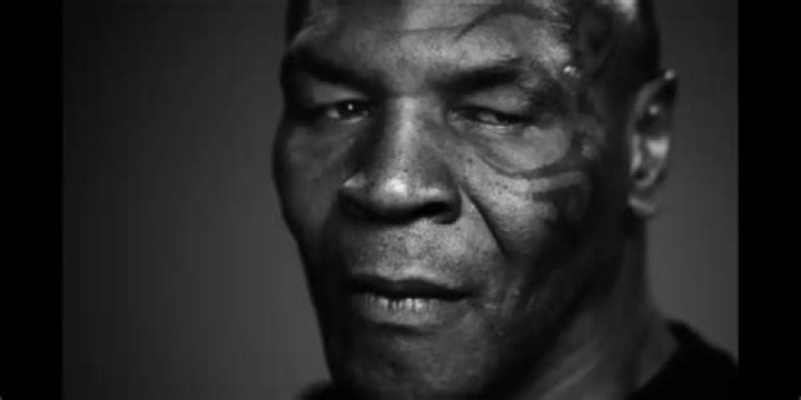 Mike Tyson looking upset