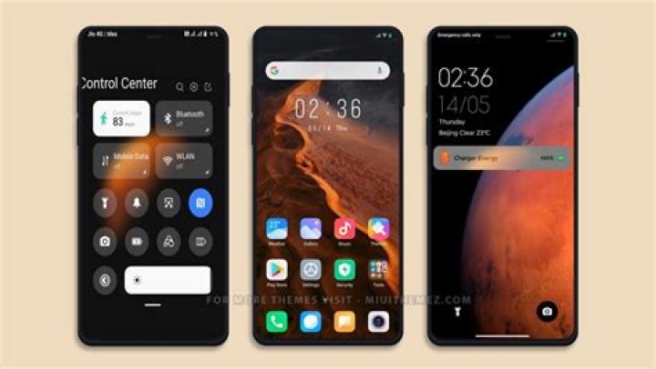 MIUI 12 control center