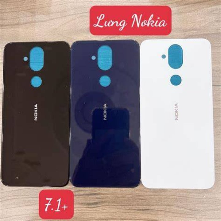Nokia 7.1 holding back of phone