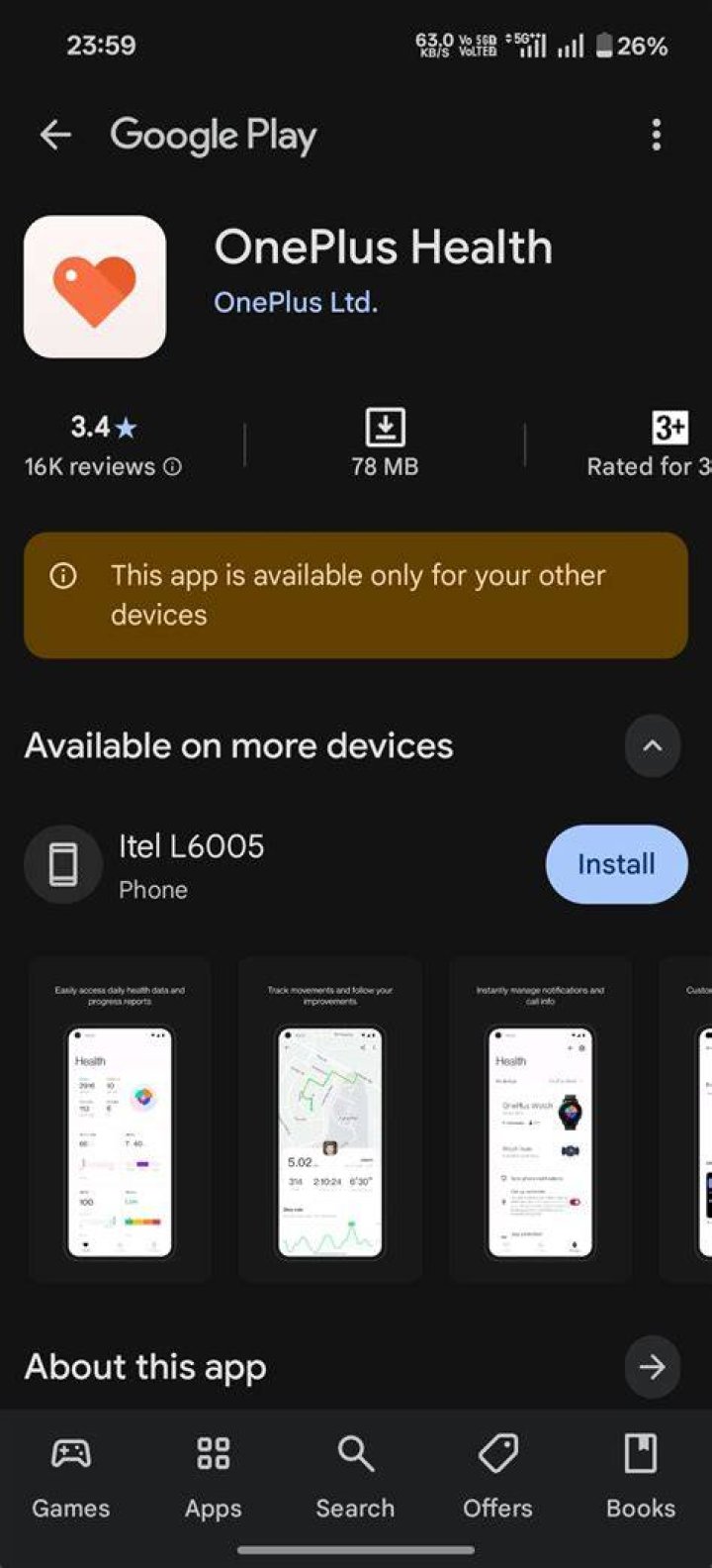 OnePlus Health App