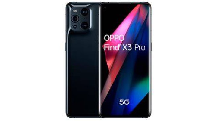 Oppo Find X3 Pro front in hand