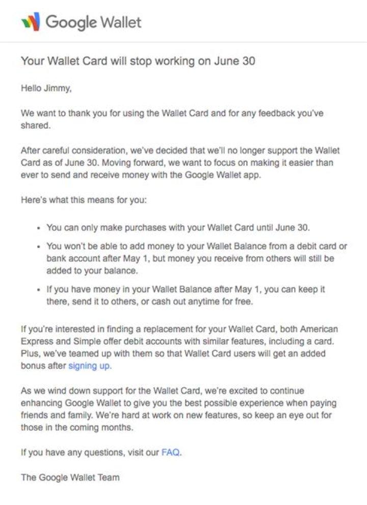 Physical Google Wallet email Physical Google Wallet email