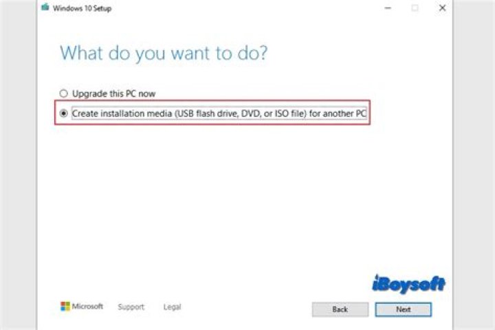 Reinstall Windows 10 Create Installation Media