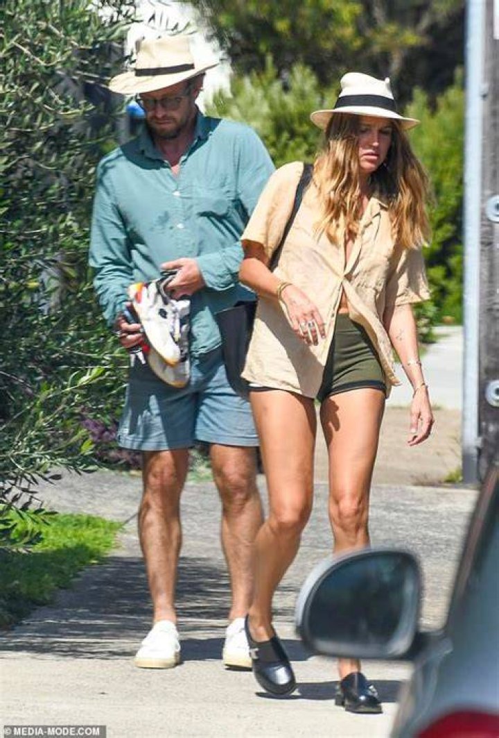 Simon Baker spends Easter with new girlfriend Laura May Gibbs at his