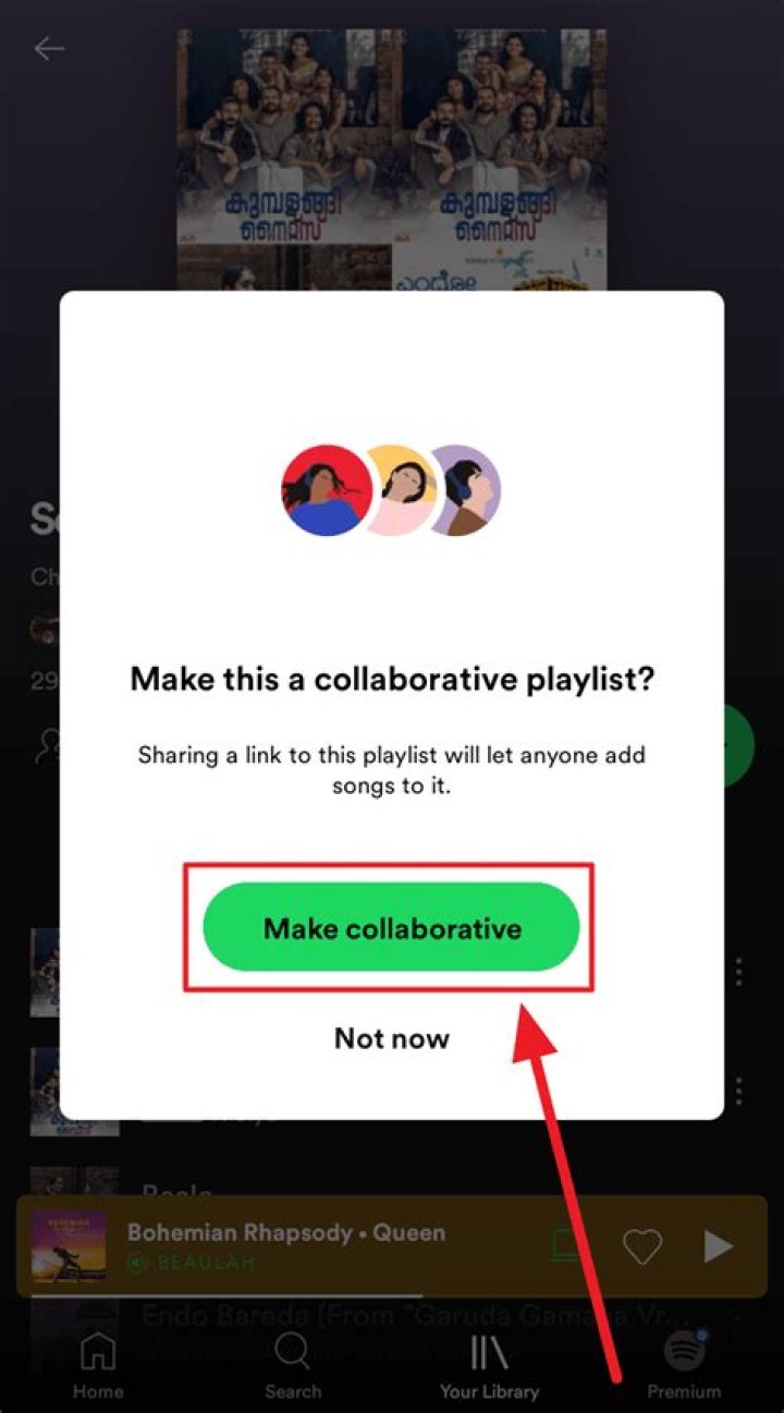 SpotifyCollab1 spotify collaborative playlist mobile screenshot 1