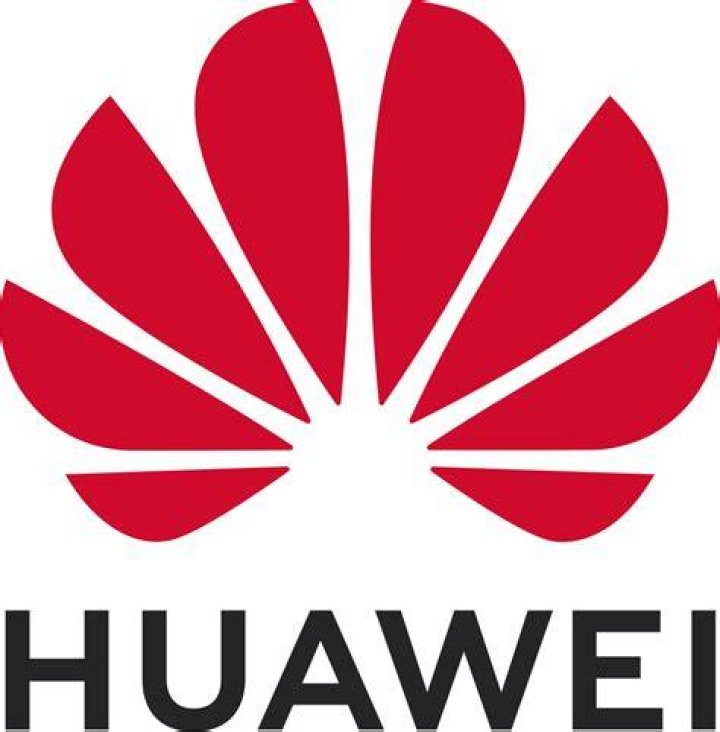 The Huawei EMUI logo from the MWC 2018 show floor. 
