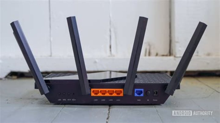 TP Link Archer AX73 rear ports