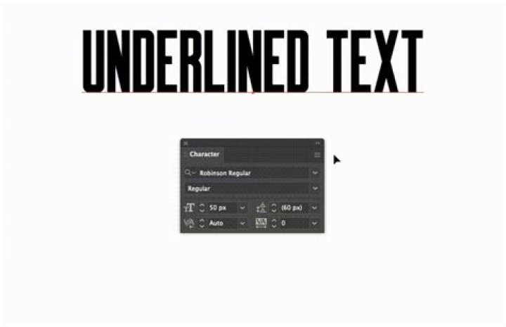 underline your text
