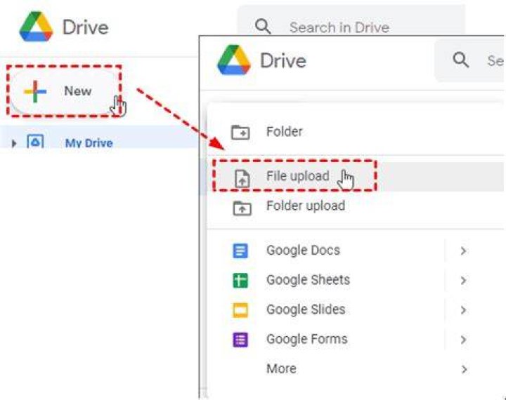 uploading files to google drive from phone 1
