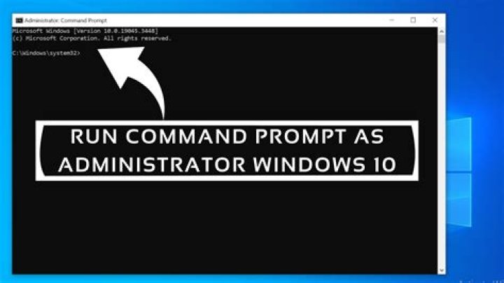 Windows 10 run Command Prompt as admin