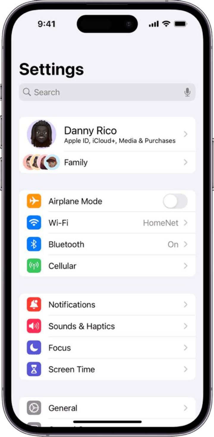 within account settings on mobile go to account security