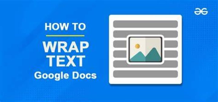 wrap text image in google docs