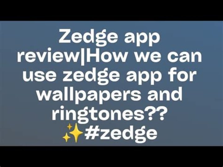 Zedge app review